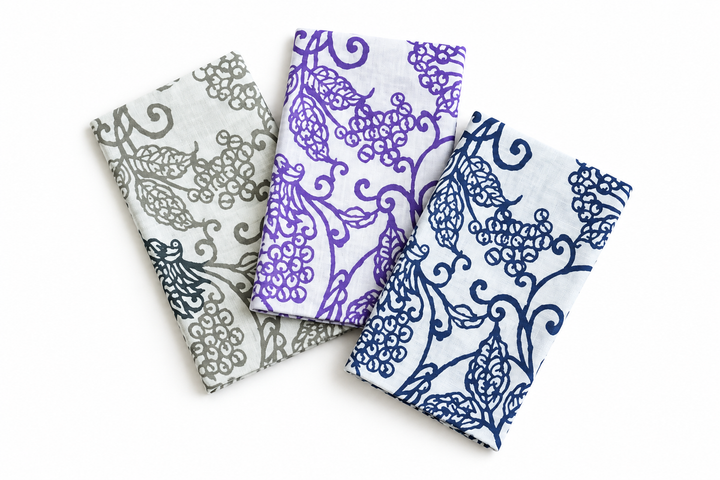 Tokyo Traditional Dyeing · Tenugui · Arabesque Pattern Set of 3