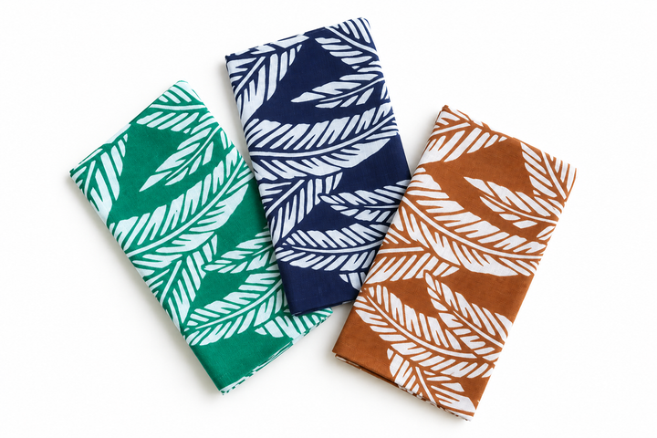 Tokyo Traditional Dyeing · Tenugui · Bashō Set of 3