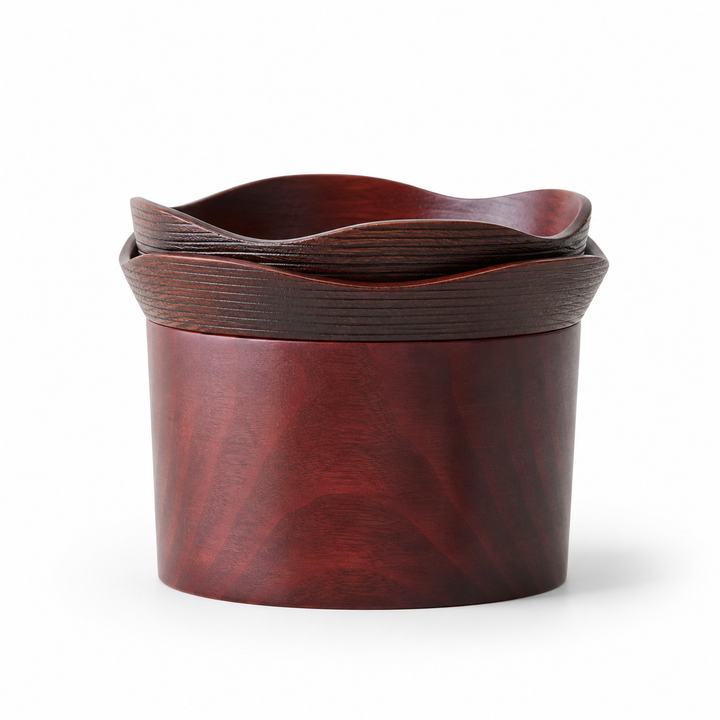 Yamanaka Lacquerware Double-flowered: Lilac