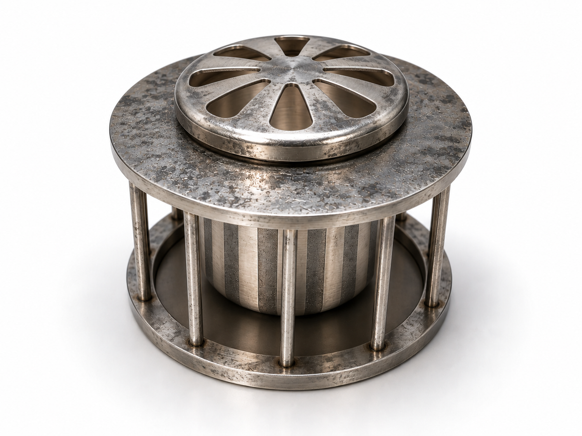 Tokyo Ginki Sterling Silver Incense Burner — product view